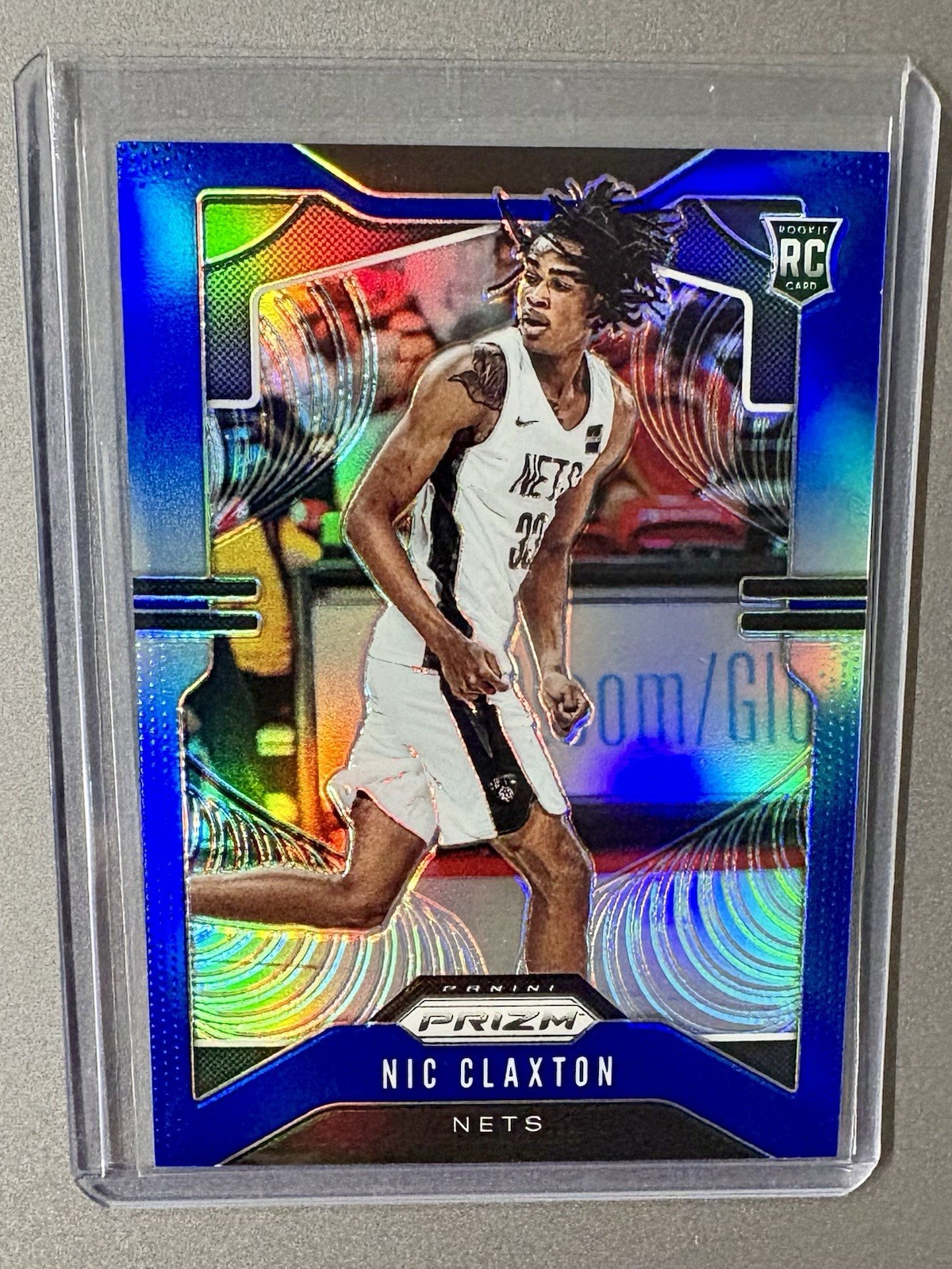 2019-20 Panini Prizm Nic Claxton Blue Rookie RC /199 #292 Nicolas
