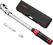 Flex Head Torque Wrench, 20-160 Ft.lb/27.1-217 Nm, 1/2-Inch Drive Click
