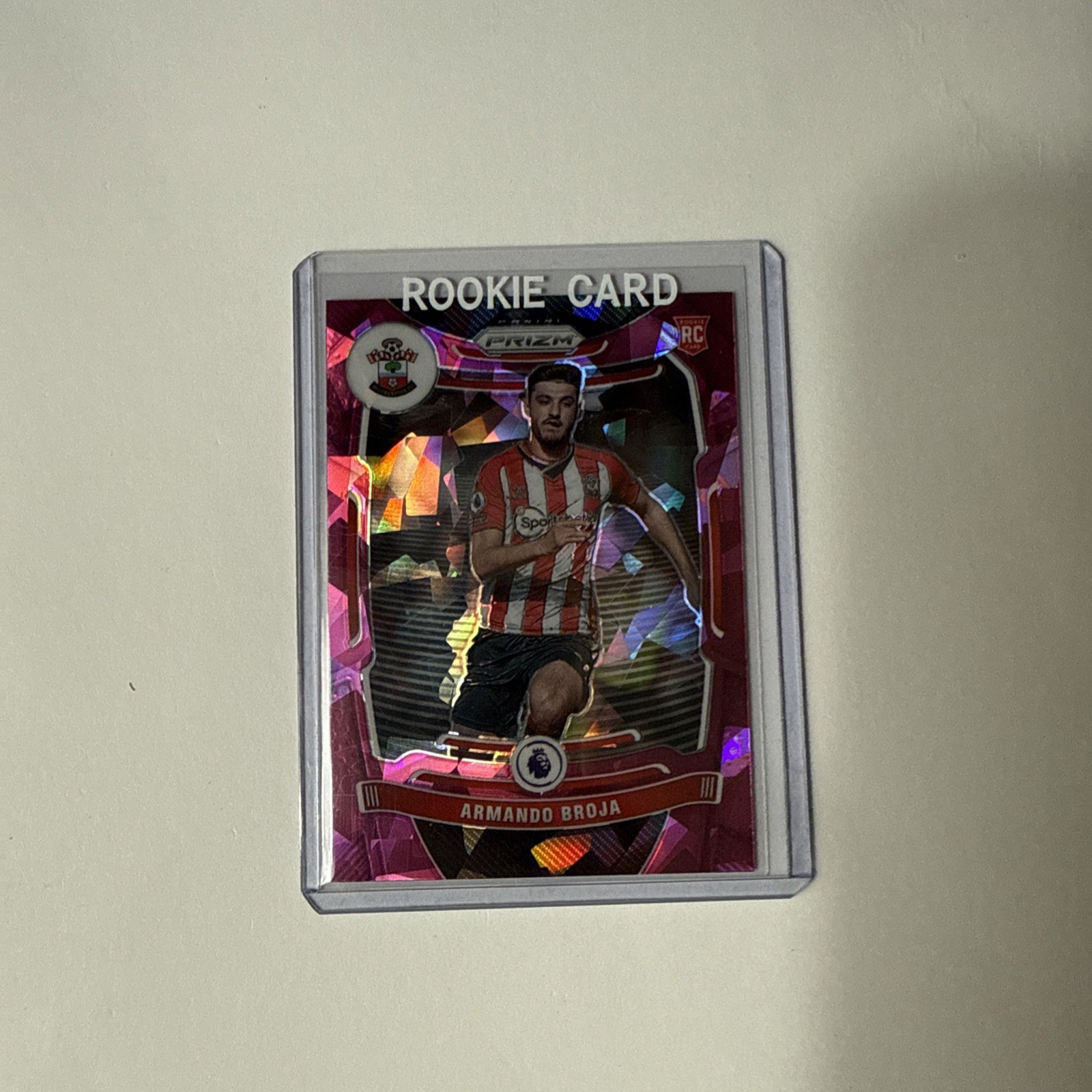 2021-22 Panini Prizm Premier League - Armando Broja #108 Pink Ice Prizm (RC)