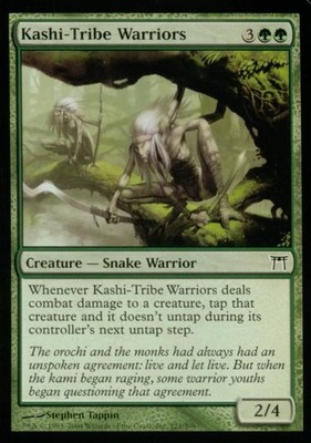 Kashi-Tribe Warriors - CK MTG - Light Play