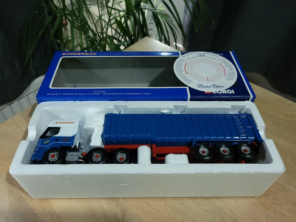 Corgi CC12106 Renault Premium Bannerman Transport Tain, Scotland Bulk Tipper New - Image 2 of 4