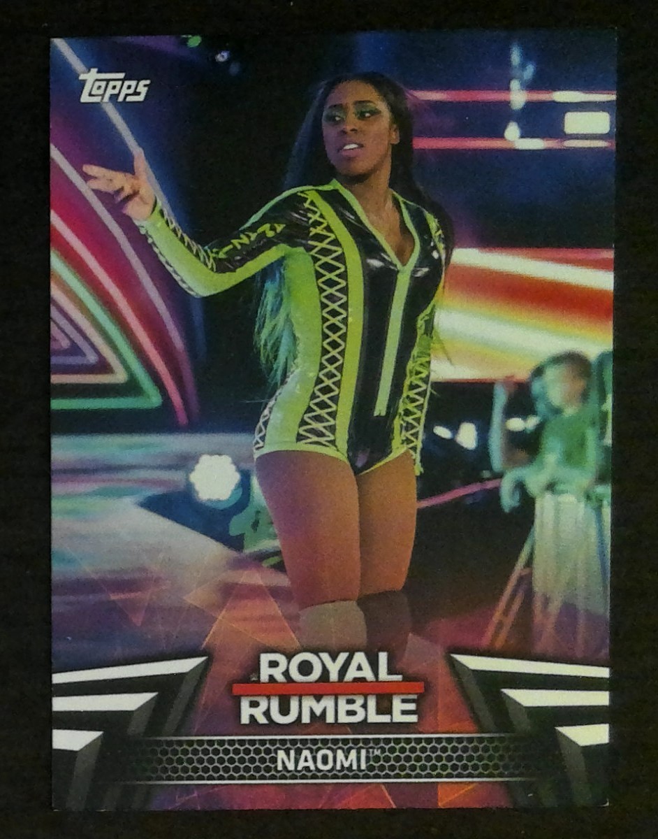 2018 Topps WWE Royal Rumble Naomi #RR-15