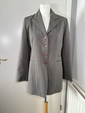 Dorothy Perkins Blazer UK 12 Grey Tailored Smart Jacket Office Wear