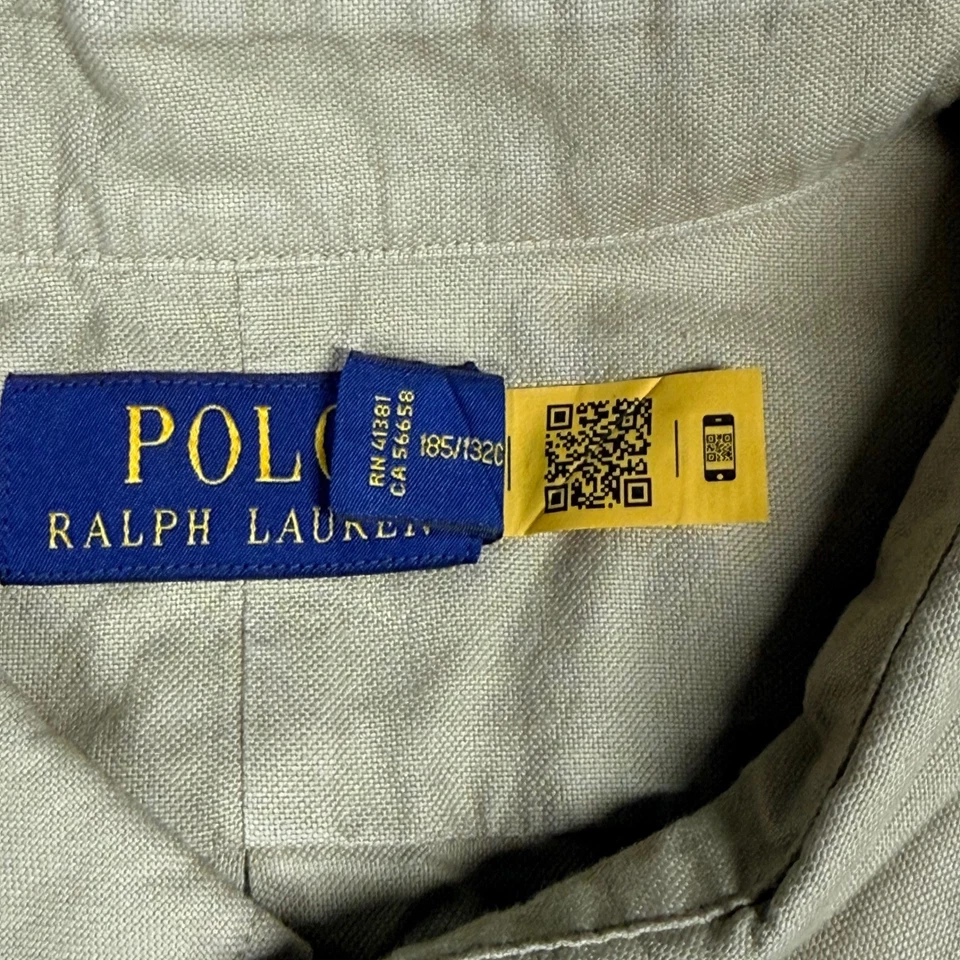 Camisa Polo Ralph Lauren Bronceada Manga Larga Con Botones Calce Clásico 2XLT Foto 3 de 4