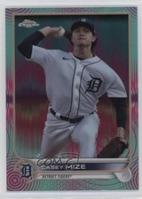 2022 Topps Chrome Sonic Aqua & Pink Pulse Refractor 111/199 Casey Mize #162 0l1