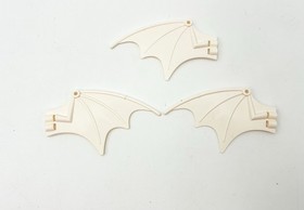 Lego Dragon Replacement Parts White Wing x3 Pair of Wings +extra