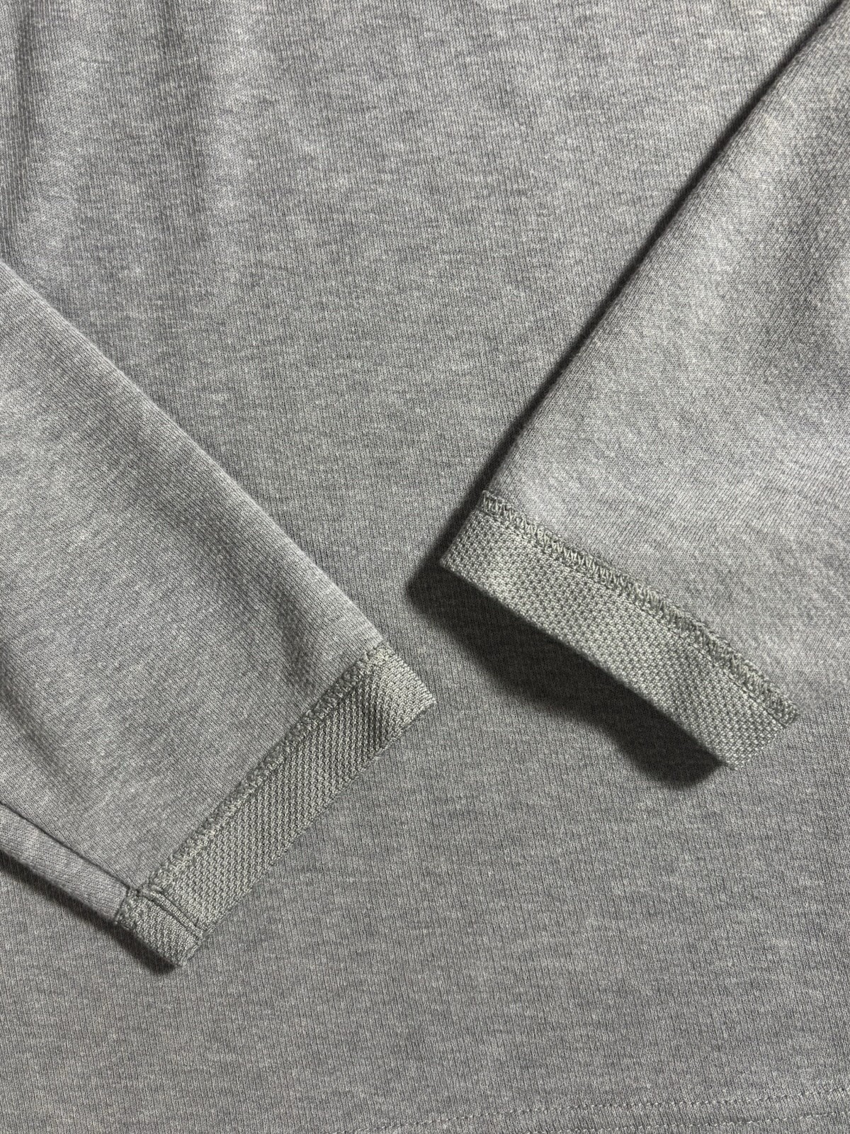Adidas Solid Gray Comfort Quarter Zip Sweater Men… - image 2