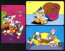 Disney Donald Duck Story Pièce 5 Premier Chip Cartes. 3 Différent Mint Téléphone
