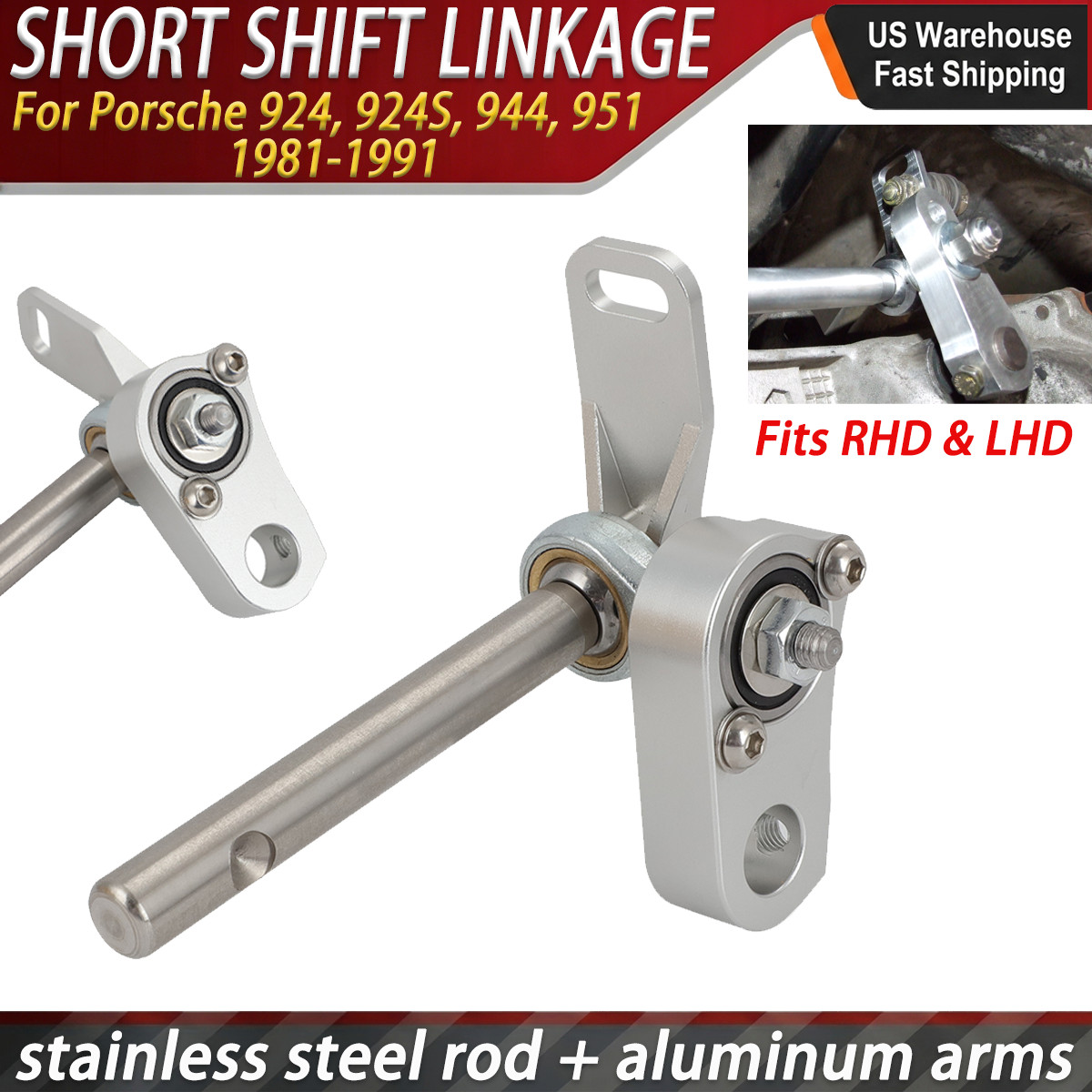 For Porsche 944 / 924 Short shifter, Quick shifter, Shift Linkage