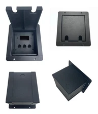 PROCRAFT FPMU-1DEC3X-BK Recessed Stage Pocket / Floor Box 1 Decora + 3 D punch