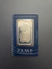 PAMP Suisse Lady Fortuna 1oz .999 Silver Bar Original Assay Holder