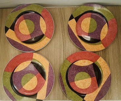4 Sango Millennium Pattern (Number 7002) Salad Dessert Plates