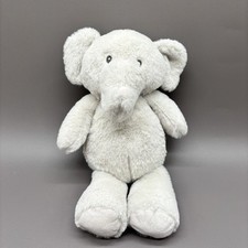 Kellytoy Elephant Plush Baby Lovey Rattle Crinkle Ear Gray Toy Stuffed Animal