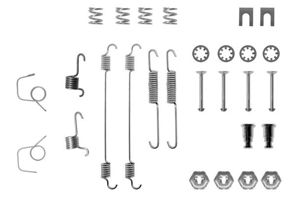 Bosch 1 987 475 100 ZubehöRsatz, Bremsbacken Hinten FüR CitroËN Peugeot-image