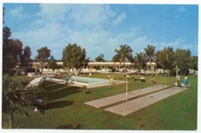 Ft. Fort Lauderdale FL Coral Plaza Motel Postcard Florida