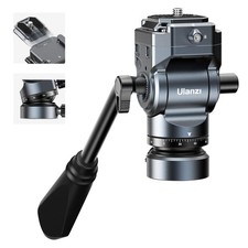 F38 Video Fluid Head for Camera Tripod - Mini Pan Tilt Head With Quick Releas...