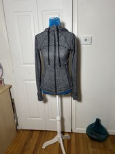 Lululemon Hooded Define Jacket Nulu in Luminesce Splatter White Black Size 6