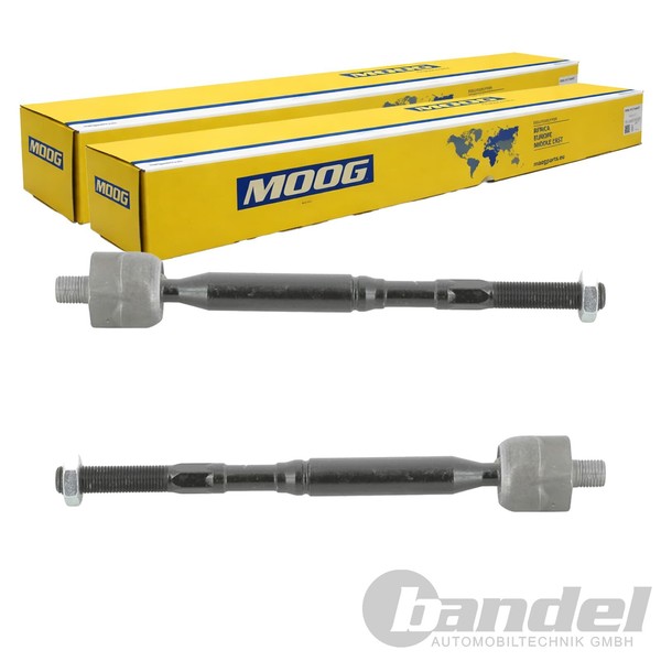2X Moog Axialgelenk Spurstange Lenkstange Vorne Passend FüR Toyota Yaris-image