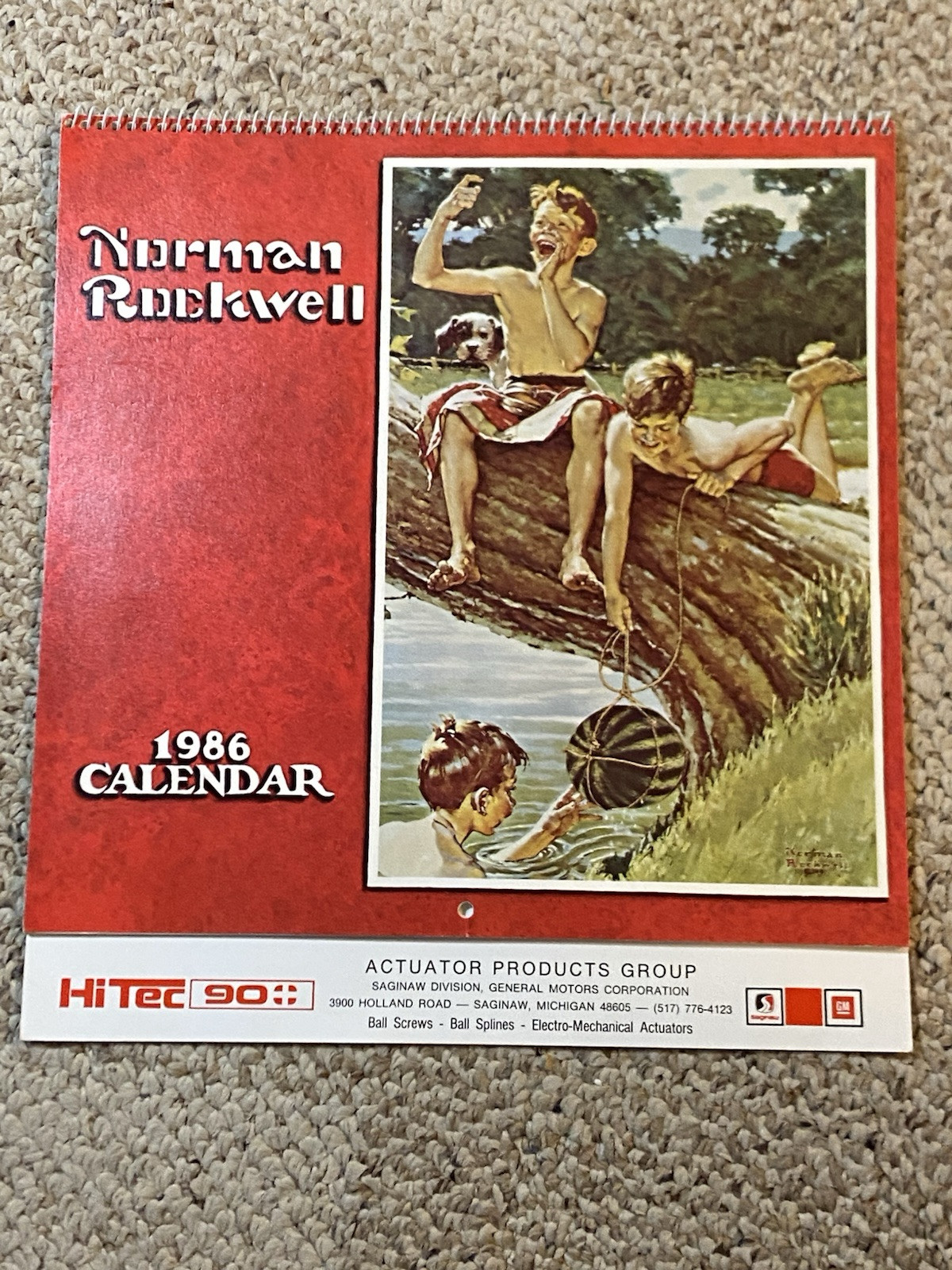Vintage Norman Rockwell calendar 1986 | eBay