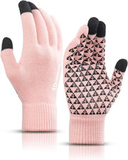 Winter Gloves for Men Women - Upgraded Touch Screen Cold Weather Thermal Warm Kn
