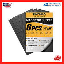 Magnetic Sheets with 3M Adhesive Backing Cut and Customize Flexible Self Adhesiv