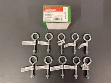 BOX OF 10 Hillman 5/16" x 3¼" Steel, Zinc-Plated Eye Bolts w/ Nuts # 320722
