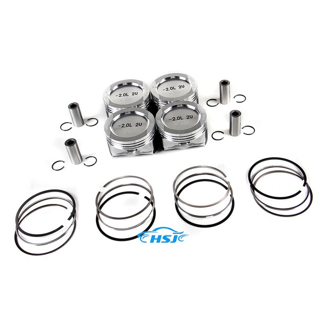 Piston & Piston Ring Kit φ19mm Fit For VW Golf Jetta Passat 2.0L 85KM
