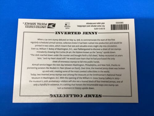 2013 SCOTT #4806 Inverted Jenny Sheet of 6 $2 Stamps MNH Opened - Picture 2 of 2