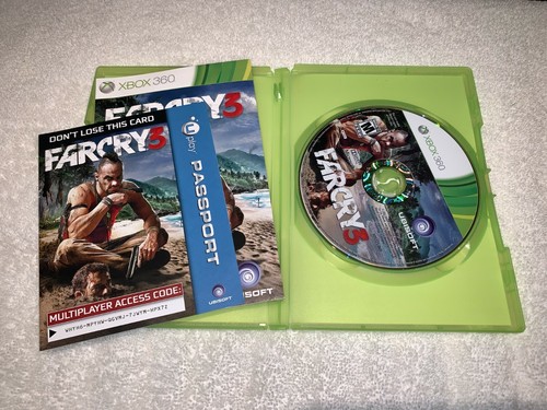 Far Cry 3 (Microsoft Xbox 360, 2012) Juego Completo Nr Como Nuevo - Imagen 2 de 4