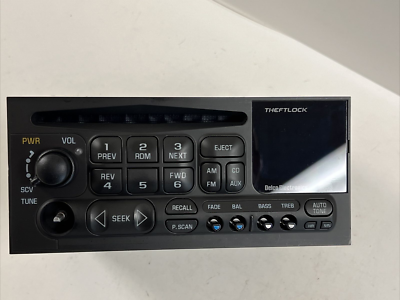 Delco AM/FM Radio w/ CD Player 15766343 | 16210475 | 0842582100002