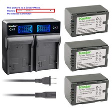Kastar Battery LCD Rapid Charger for Panasonic CGR-D16 AG-DVC15P AG-DVC30 PV-GS9