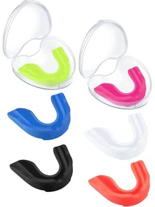6 Pieces Sports Mouth Guard for Kids Athletic Mouthguard for Boxing Football ... - Picture 1 of 7