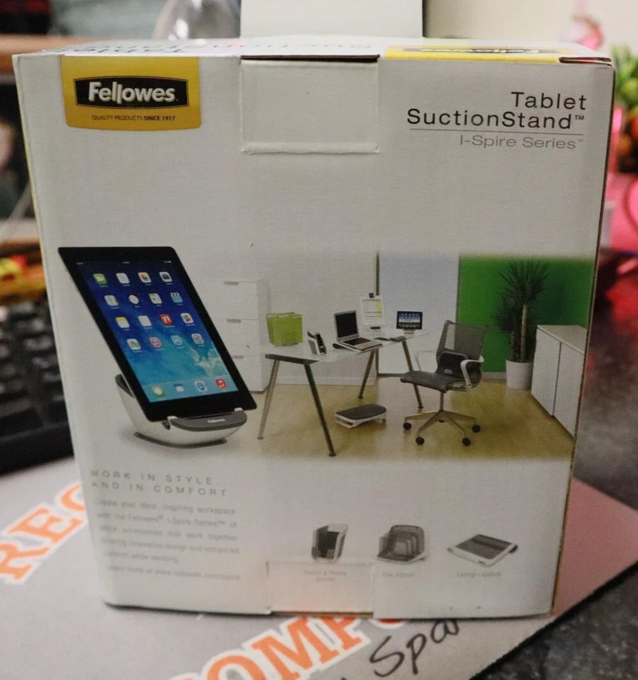 Soporte para tableta/tableta Fellowes serie I-Spire, blanco/gris (9384801) Foto 2 de 2