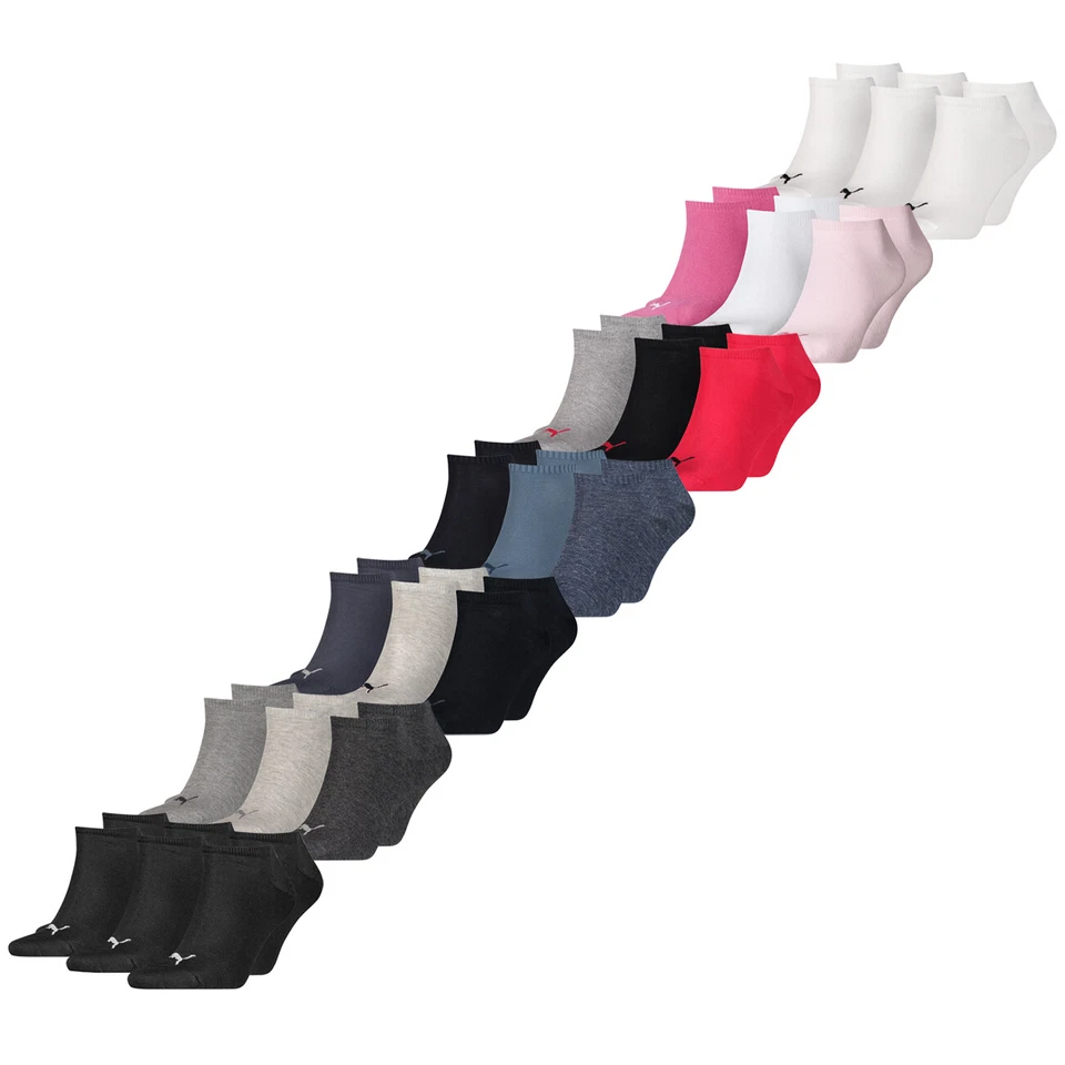 PUMA Homme Baskets Femme Chaussettes Coton Sport Botte 35-38 39-42 43-46 47-49 - Photo 1/1