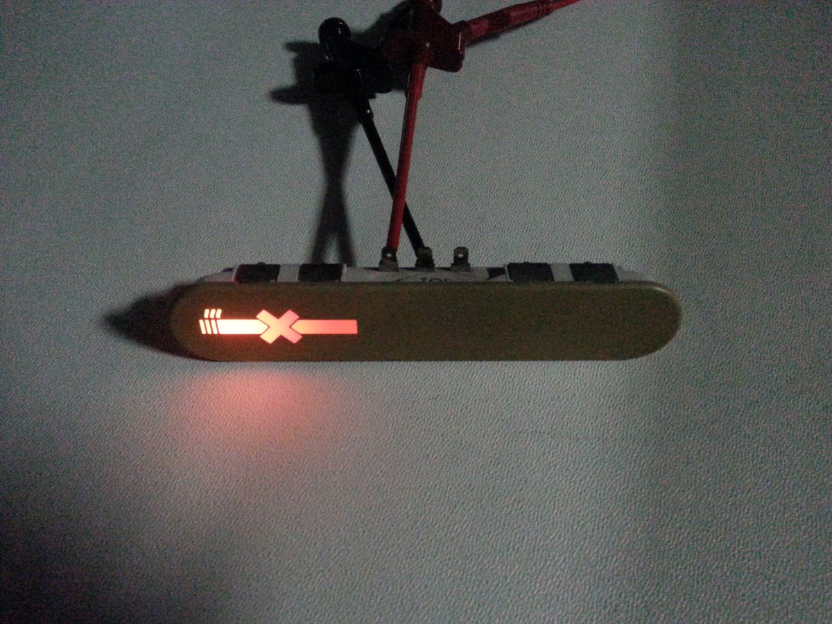 Original Airbus A320 No Smoking Fasten Seatbelt Sign NS/FSB LED 12V Mit Netzteil