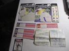 Hasboro Vintage Transformers CARDBACKs Inserts File Cards Instructions Paper Lot