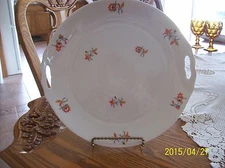 Cake Plate Double Handled Porcelain Floral Pattern Vintage Arzberg-Porzellan  