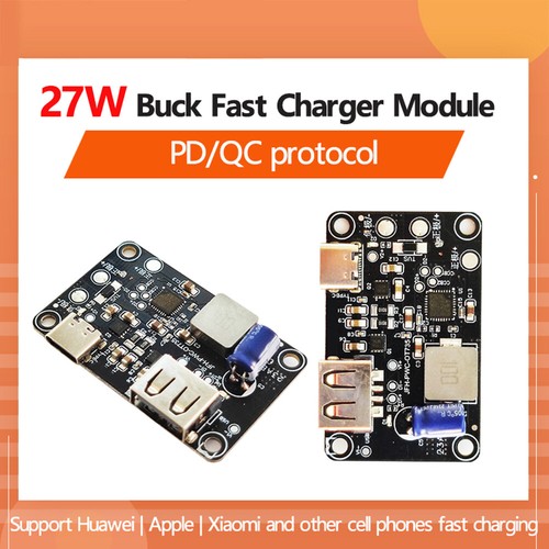 QC3.0 QC2.0 Dual USB 18W Type-C USB Fast Charging Module For Phone ...