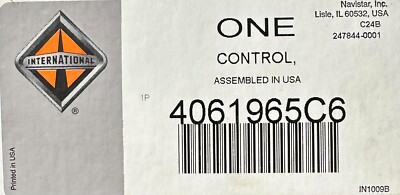 4061965C6 Genuine International Door Switch Controller OEM - New