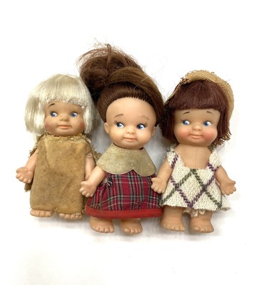 Vintage Toys Uneeda PeeWee Baby Dolls - Lot of 3