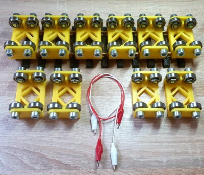 Rollenprüfstand Spur G / Spur 1, 10x Rollenbock + Kabel, LGB-Gartenbahn (12055)