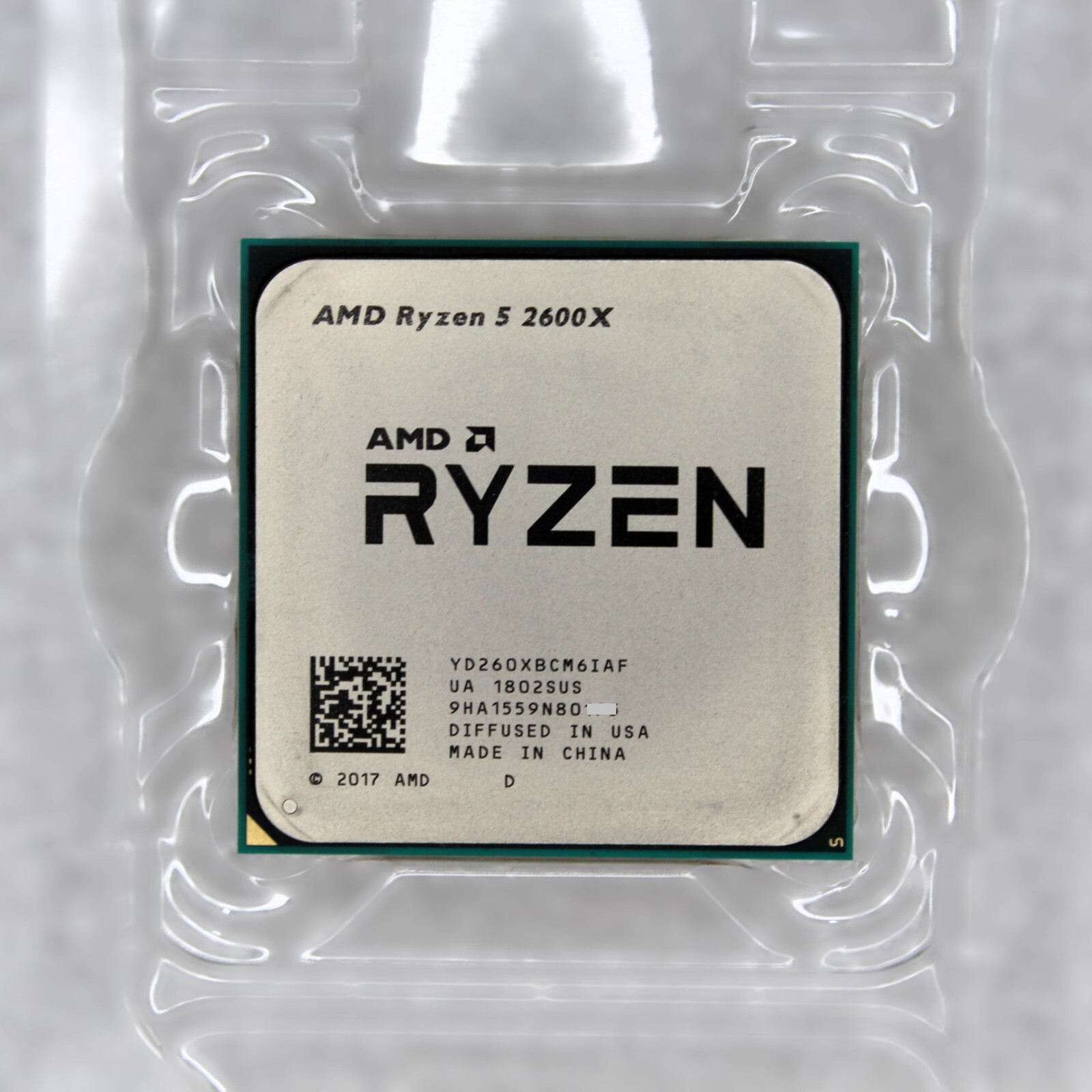 Pinnacle Ridge Ryzen 2600x Cpu AMD RYZEN 2600X Core 95W SOCKET AM4 CPU