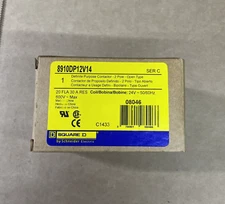 SQUARE D 8910DP12V14 DEFINITE PURPOSE CONTACTOR 2P 24V COIL  *NEW IN BOX*
