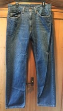 Levi's 505 Cotton Denim Straight Leg Jean Size 34 X 32