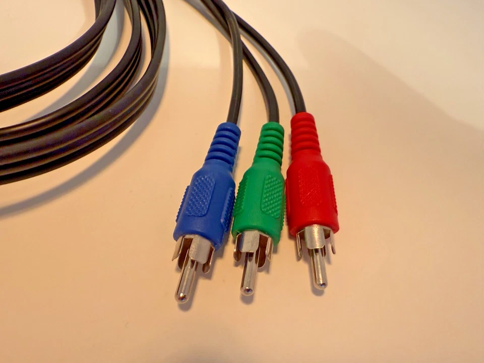 RCA Component Cable – 6 Feet – RGB Video – Male To Male - Image 3 of 4
