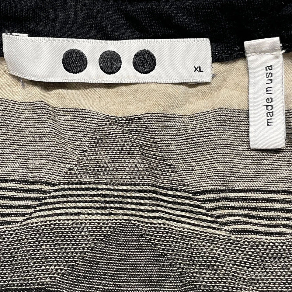 Suéter para mujer THREE DOTS azul a rayas cuello en V botón bolsillos delanteros cárdigan Foto 3 de 4