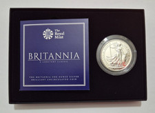 2016 1oz Silver Britannia - Royal Mint Two Pounds £2 Silver BU / C0A - 02922