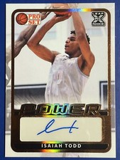 2021-22 Pro Set Power #BA-IT1 Isaiah Todd Auto WASHINGTON WIZARDS