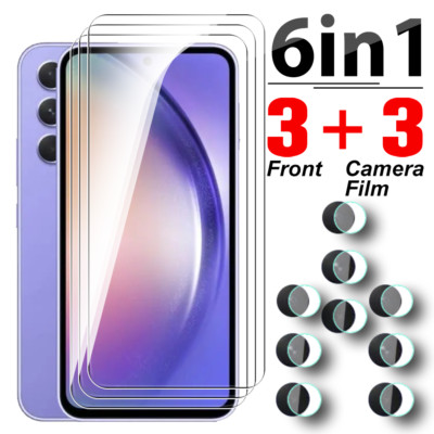 For Samsung Galaxy A54 5G 9H Tempered Glass Screen Protector + Camera Lens Film