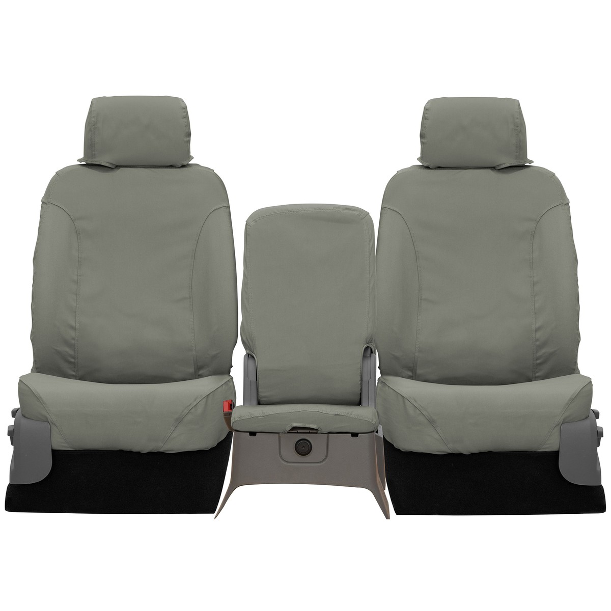 Covercraft SeatSaver Coprisedili Anteriori In Policotone - Colore Antracite, Protezione Solare Leggera Per Auto - 2